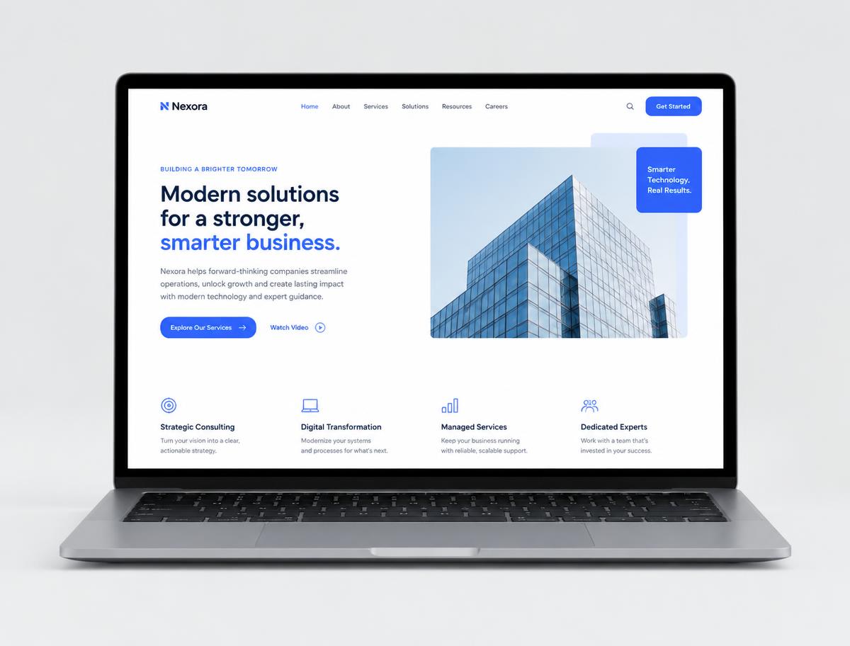 Corporate Website concept preview